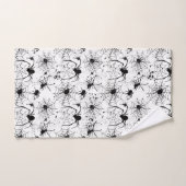 Spiderweb Pattern Halloween  バスタオルセット (ハンドタオル)