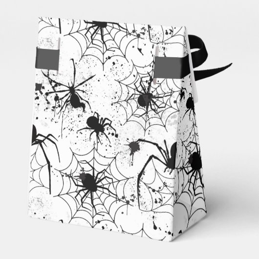 Spiderweb Pattern Halloween  フェイバーボックス (裏面サイド)