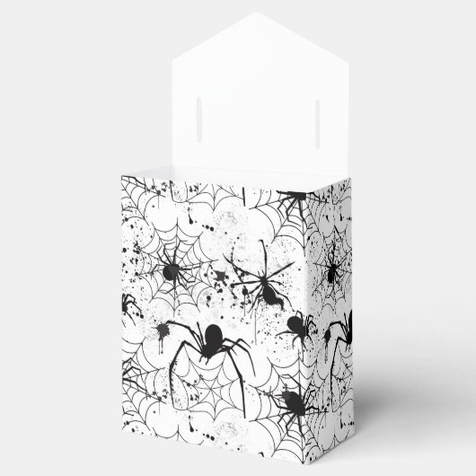 Spiderweb Pattern Halloween  フェイバーボックス (オープン)