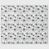 Spiderweb Pattern Halloween  ラッピングペーパー (フラット)