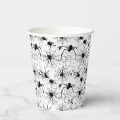 Spiderweb Pattern Halloween  紙コップ (裏面)