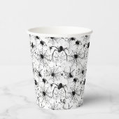 Spiderweb Pattern Halloween  紙コップ (右)