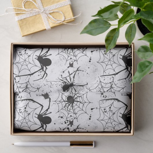 Spiderweb Pattern Halloween  薄葉紙 (ギフト)