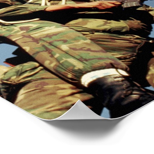 SPIE RIG上の海兵隊。次の操作を行うロープ装置 ポスター (角)