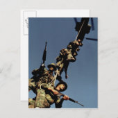 SPIE RIG上の海兵隊。次の操作を行うロープ装置 ポストカード (正面/裏面)