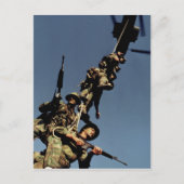 SPIE RIG上の海兵隊。次の操作を行うロープ装置 ポストカード (正面)