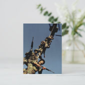 SPIE RIG上の海兵隊。次の操作を行うロープ装置 ポストカード (スタンド正面)