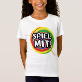 Spiel mir mir Logo T-Shirt Mädchen Tシャツ (正面)