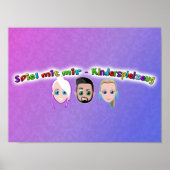 Spiel mit mir Kiderspielzeug Poster ポスター (正面)