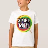 Spiel mit mir Logo T-Shirt Kinder Tシャツ (正面)