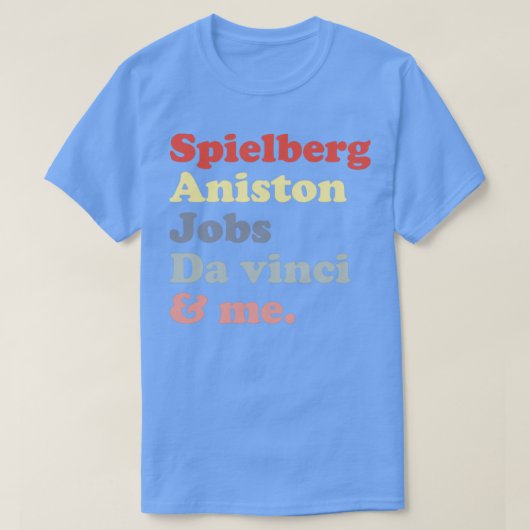 spielberg animstonの仕事da vinciとme1 tシャツ (デザイン正面)