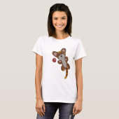 Spielende Katze Tシャツ (正面フル)