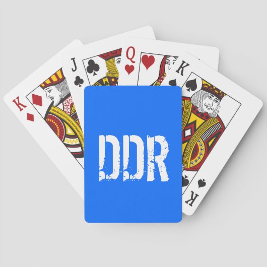 Spielkarten DDR Design トランプ (裏面)
