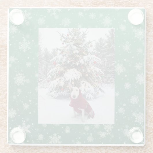 Spike "Let it snow" ガラスコースター (裏面)