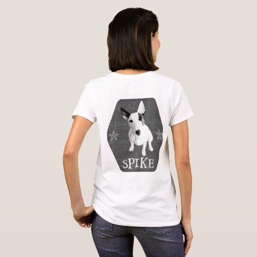 Spike, the coolest English Bull Terrier Tシャツ (裏面フル)