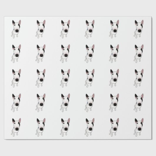 Spike the English Bull Terrier ラッピングペーパー (フラット)