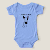 Spike the Pup Baby One piece (デザイン正面)