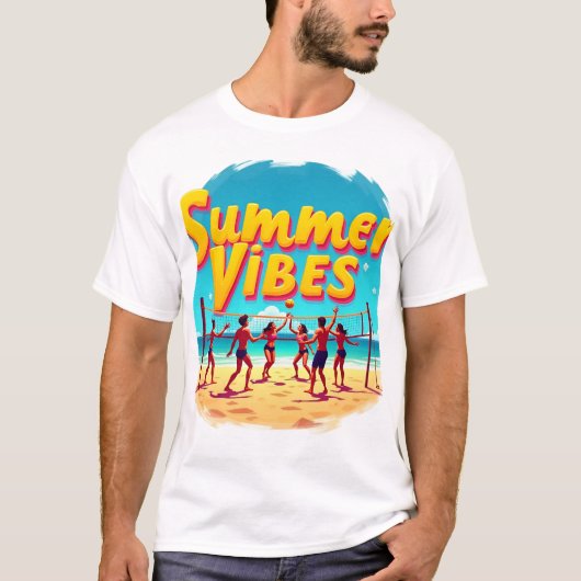 Spike the Sun: Summer Vibes Unleashed Tシャツ (正面)