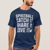 Spikeball Catch It共有It Love Tシャツ (正面)