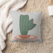Spiked Cactus on Rug クッション (ブランケット)