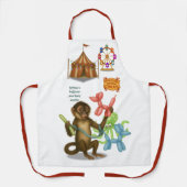 Spike's balloon monkey magic エプロン (正面)