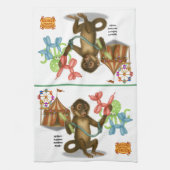 Spike's balloon monkey magic キッチンタオル (縦)