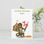 Spike's balloon monkey magic サンキューカード (スタンド正面)