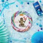 Spike's balloon monkey magic ペーパープレート (パーティー)