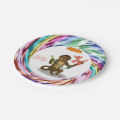 Spike's balloon monkey magic ペーパープレート (アングル)