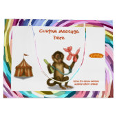 Spike's balloon monkey magic ラージペーパーバッグ (裏面)