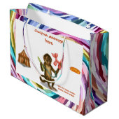 Spike's balloon monkey magic ラージペーパーバッグ (裏面アングル)