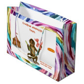 Spike's balloon monkey magic ラージペーパーバッグ (正面アングル)