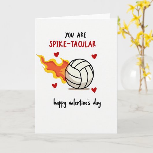 Spiketacular Valentine Card カード (黄色い花)