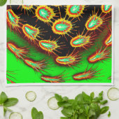 Spiky Burst Fusion – Modern Kitchen Towel キッチンタオル (折り畳み)