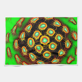 Spiky Burst Fusion – Modern Kitchen Towel キッチンタオル