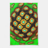 Spiky Burst Fusion – Modern Kitchen Towel キッチンタオル (縦)