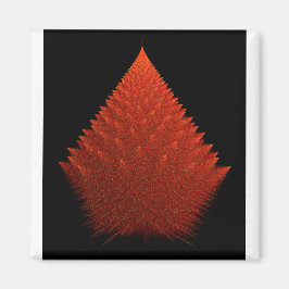 Spiky Red "Tree" Fractal With Spikes マグネット