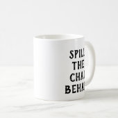Spill The Chai Behan Funny Pakistani Sister Tea コーヒーマグカップ (正面右)