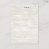 Spill the Tea Bridal Shower Flat Advice Card アドバイスカード (裏面)