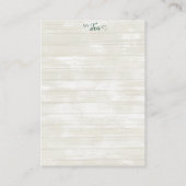 Spill the Tea Bridal Shower Flat Advice Card アドバイスカード (裏面)