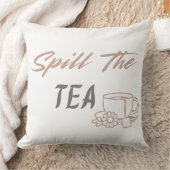 Spill the Tea Cute Co-worker Gift for Her クッション (ブランケット)