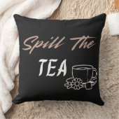 Spill the Tea Funny Co-worker Gift for Her クッション (ブランケット)