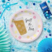 Spill the Tea Party Plates ペーパープレート (パーティー)