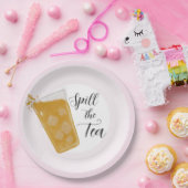 Spill the Tea Party Plates ペーパープレート (パーティー)