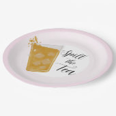 Spill the Tea Party Plates ペーパープレート (アングル)