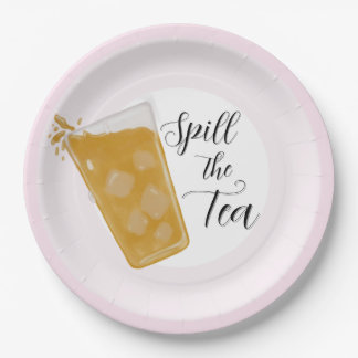 Spill the Tea Party Plates ペーパープレート