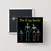 SpillaのX線家族 缶バッジ (正面&裏面)