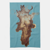 Spilled Coffee キッチンタオル (縦)