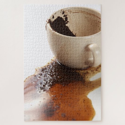 Spilled coffee ジグソーパズル (縦)
