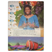 Spilled Truths A Collage of Science Society Hope クリップボード (裏面)